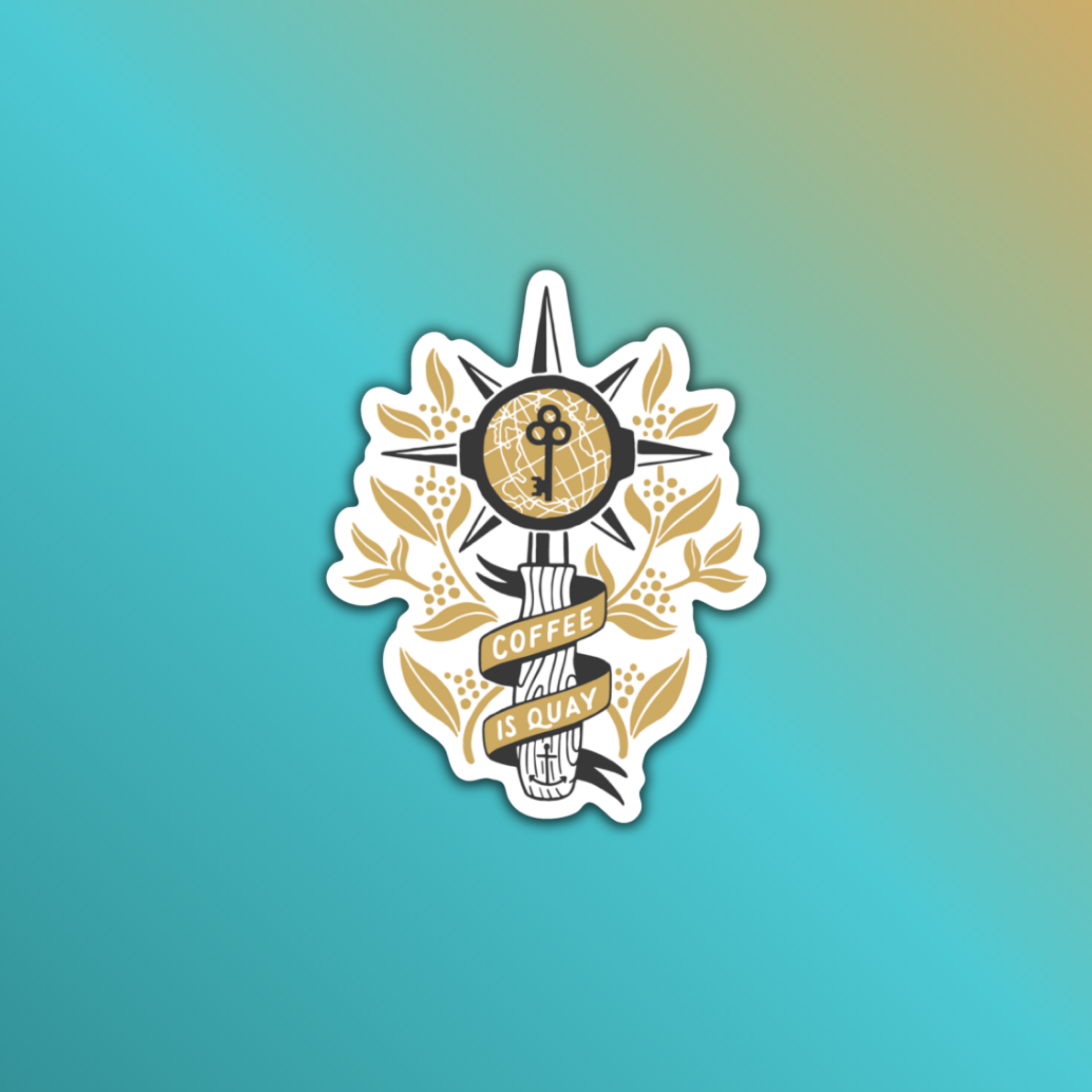 Coffee Is Quay Sticker