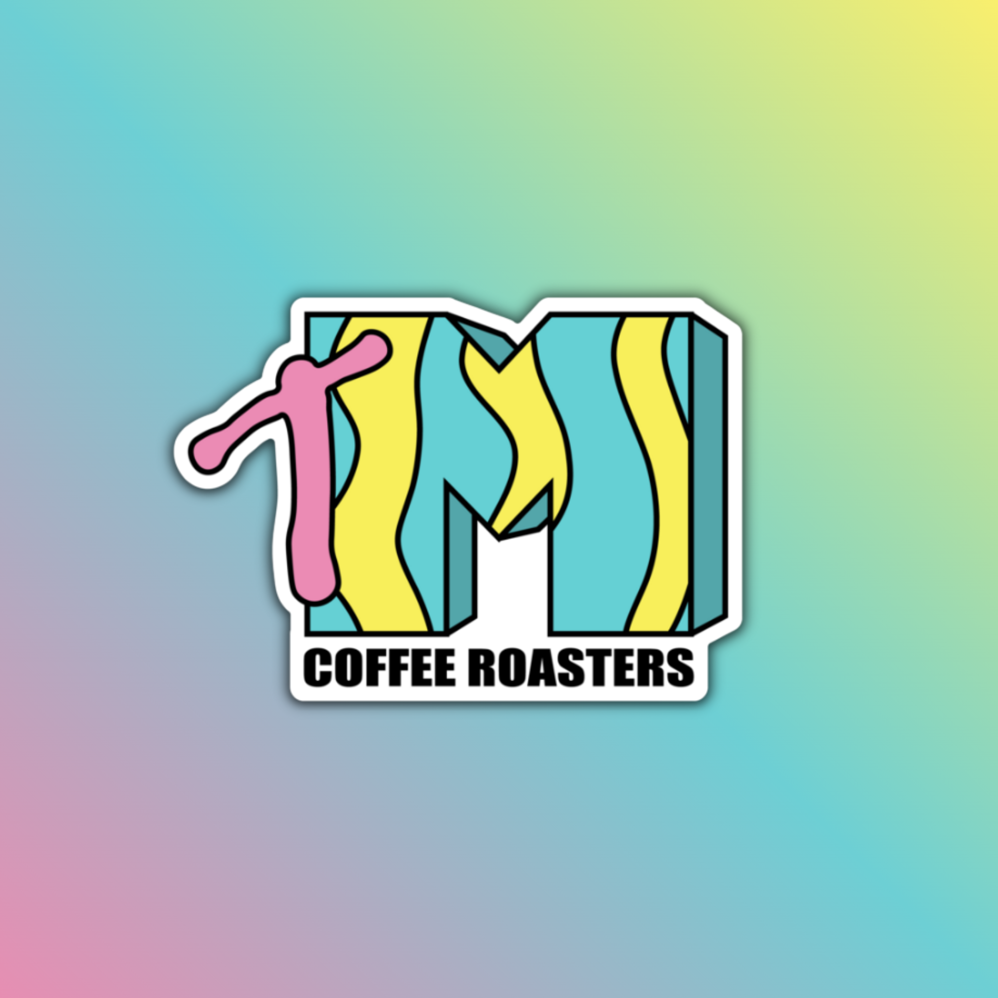 I WANT MY TM Dripwave Sticker