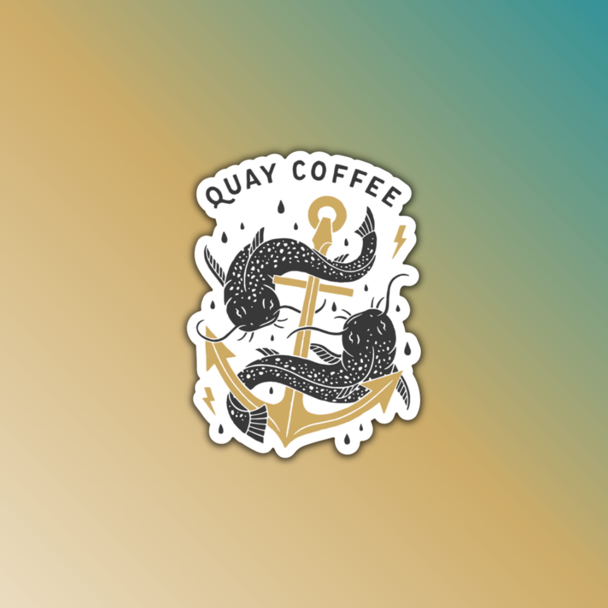 Quay Coffee Anchor Sticker