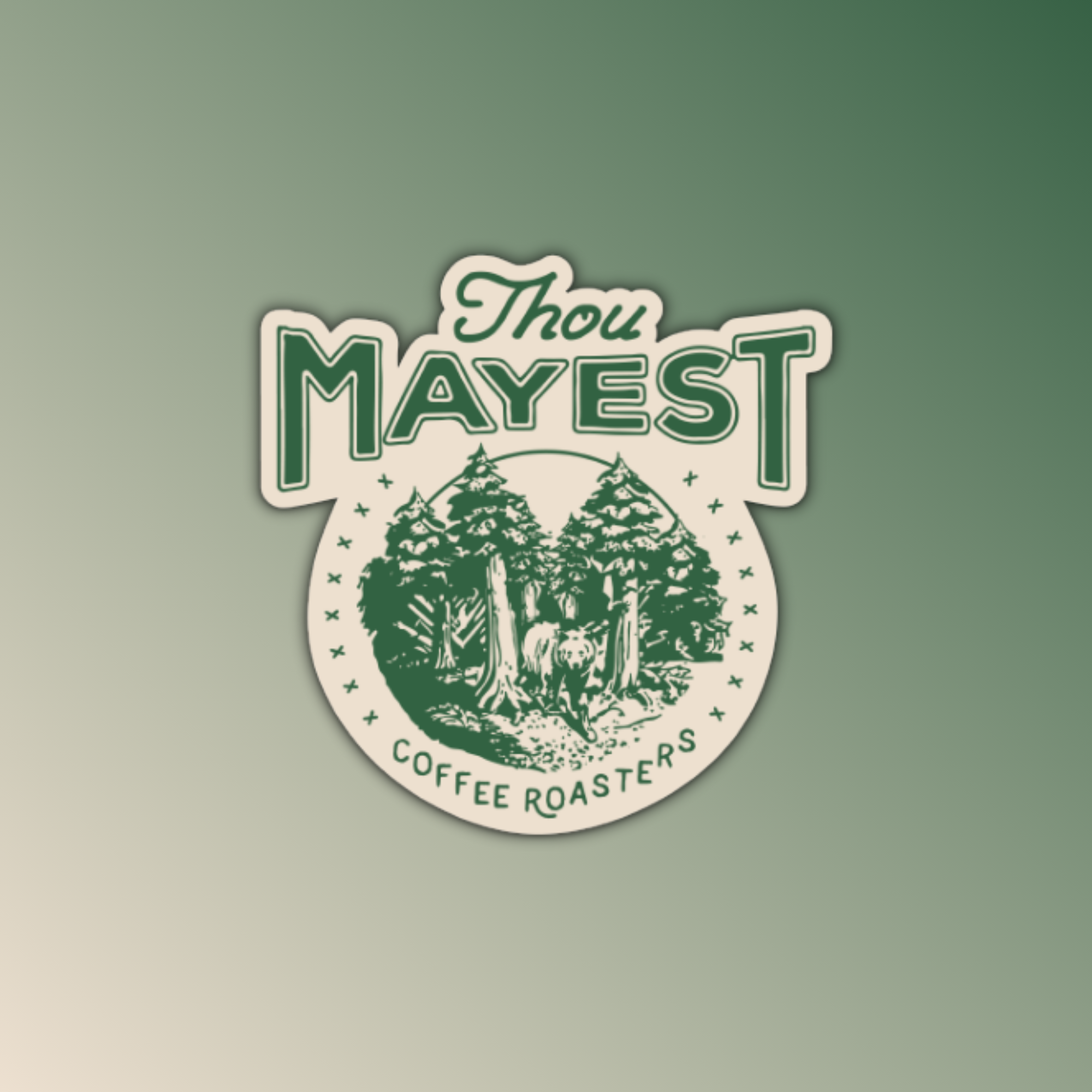 TM Woodland Sticker