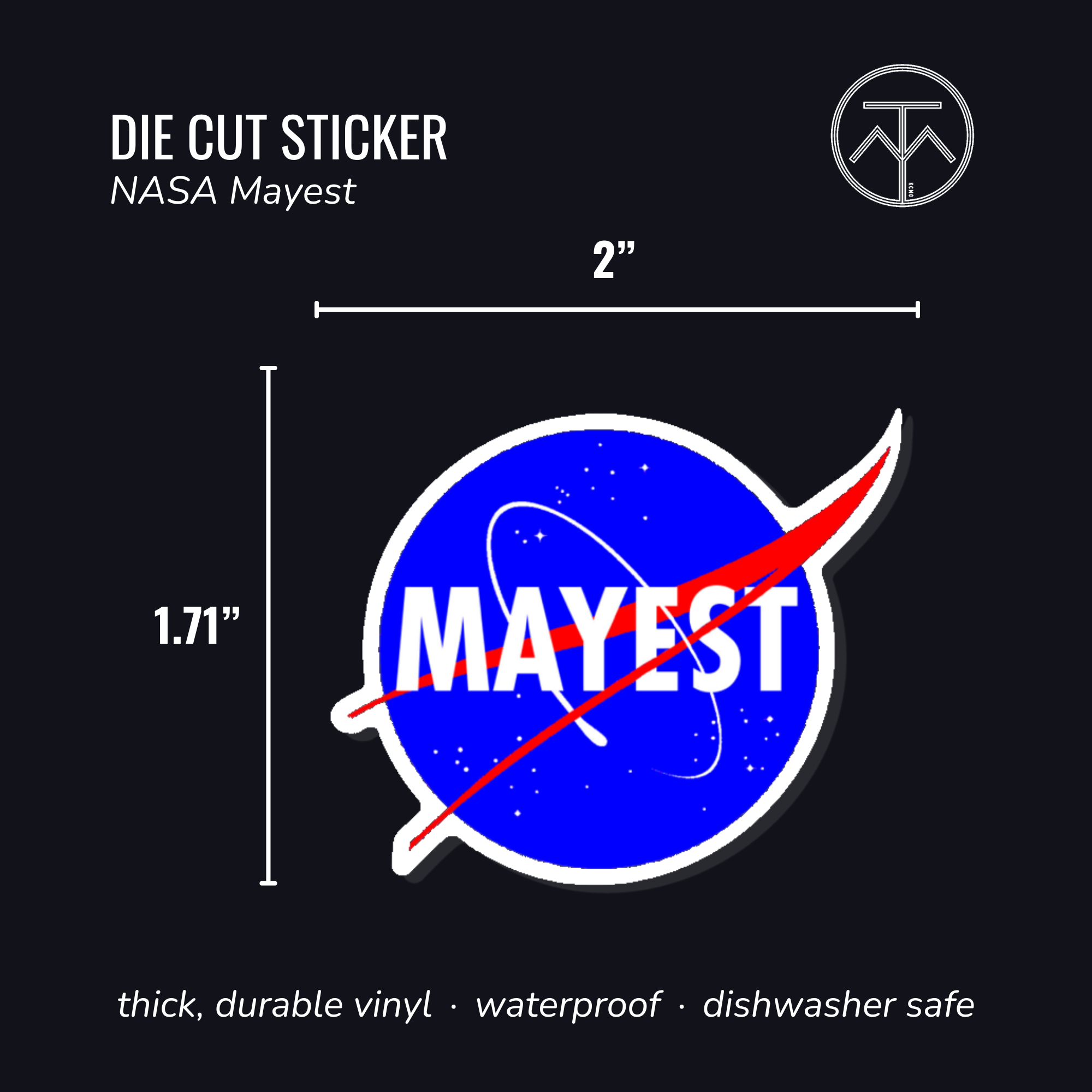 TM NASA Sticker