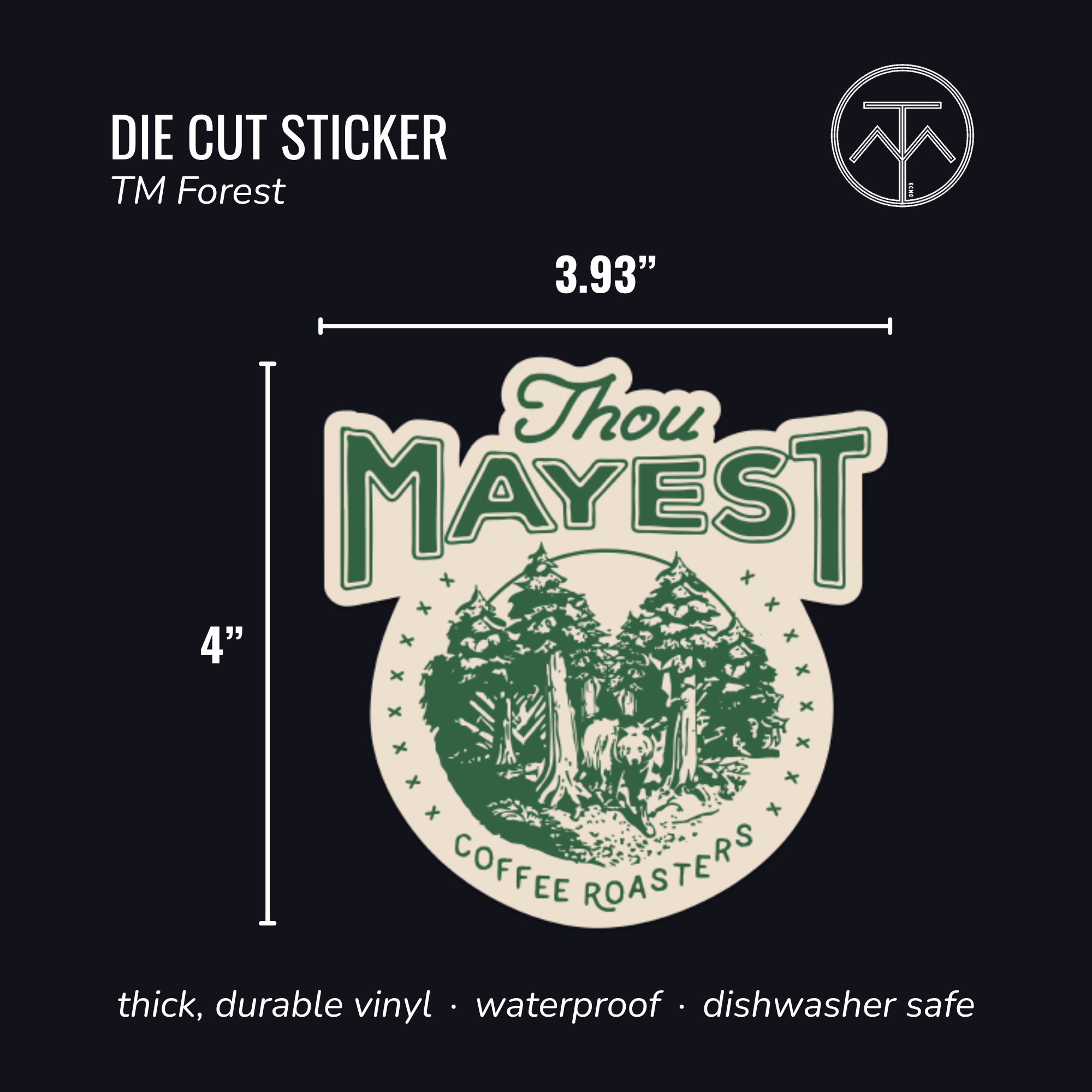 TM Woodland Sticker
