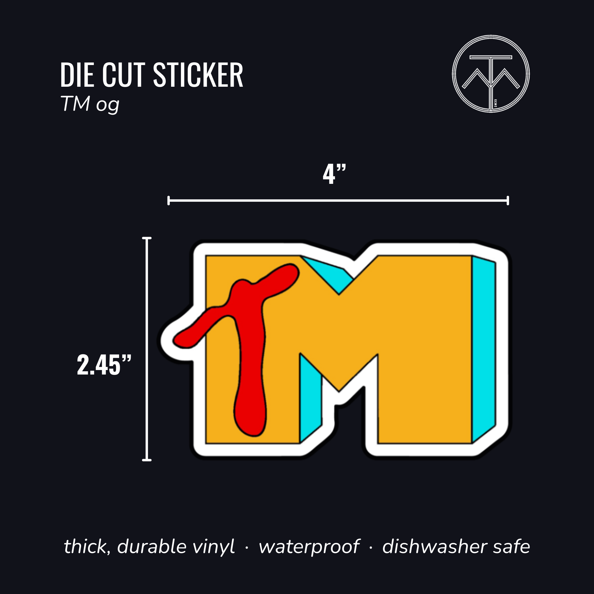 TM MTV OG Sticker – Thou Mayest