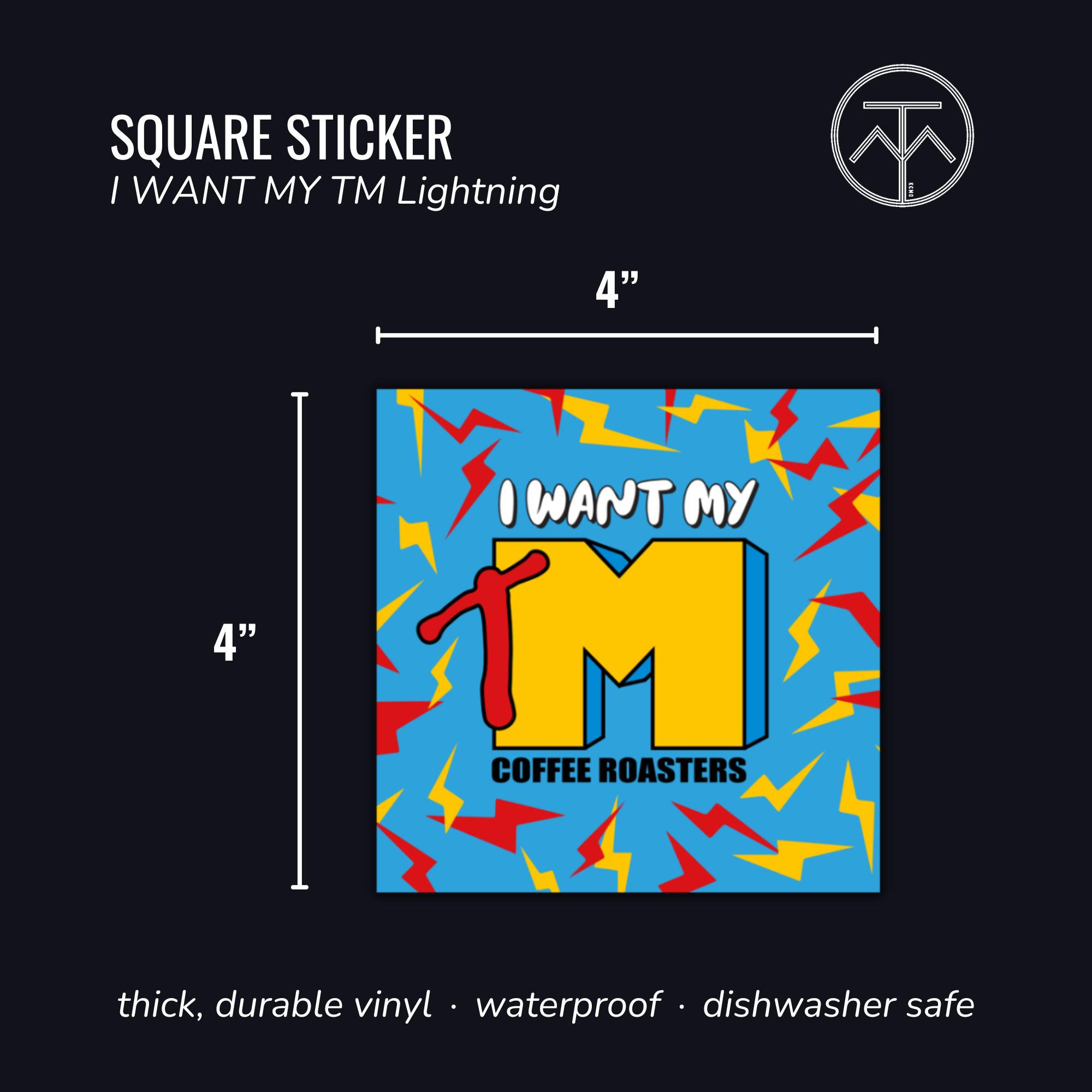 I WANT MY TM Rectangle Sticker