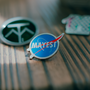 TM NASA Pin